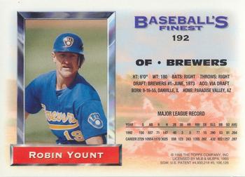 Robin Yount  baseball card collectible - Main Image 2