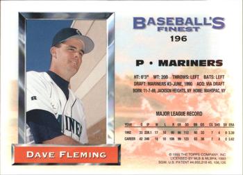 Dave Fleming  baseball card collectible - Main Image 2