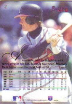Jeff Blauser  baseball card collectible - Main Image 2