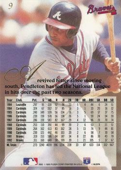 Terry Pendleton  baseball card collectible - Main Image 2