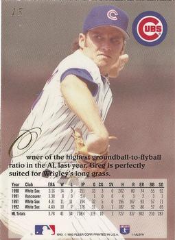 Greg Hibbard  baseball card collectible - Main Image 2