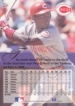 Roberto Kelly  baseball card collectible - Main Image 2