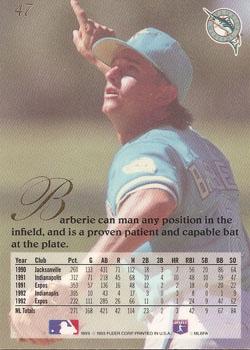 Bret Barberie  baseball card collectible - Main Image 2