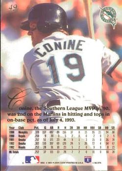Jeff Conine  baseball card collectible - Main Image 2