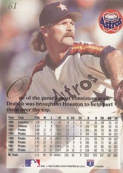 Doug Drabek  baseball card collectible - Main Image 2