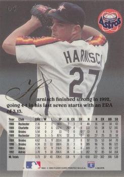 Pete Harnisch  baseball card collectible - Main Image 2