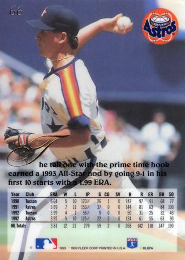 Darryl Kile  baseball card collectible - Main Image 2