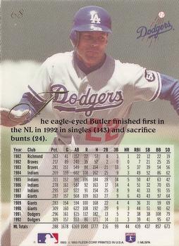 Brett Butler  baseball card collectible - Main Image 2