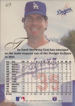 Jim Gott  baseball card collectible - Main Image 2