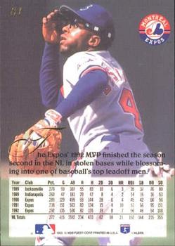 Delino DeShields  baseball card collectible - Main Image 2