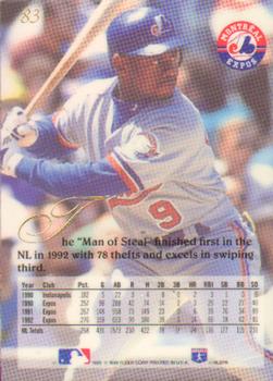 Marquis Grissom  baseball card collectible - Main Image 2