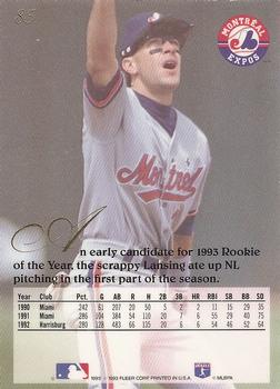 Mike Lansing  baseball card collectible - Main Image 2