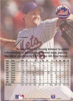 Bret Saberhagen  baseball card collectible - Main Image 2