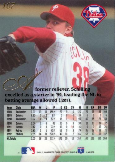 Curt Schilling  baseball card collectible - Main Image 2