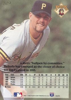 Stan Belinda  baseball card collectible - Main Image 2