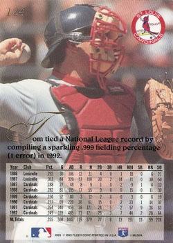 Tom Pagnozzi  baseball card collectible - Main Image 2