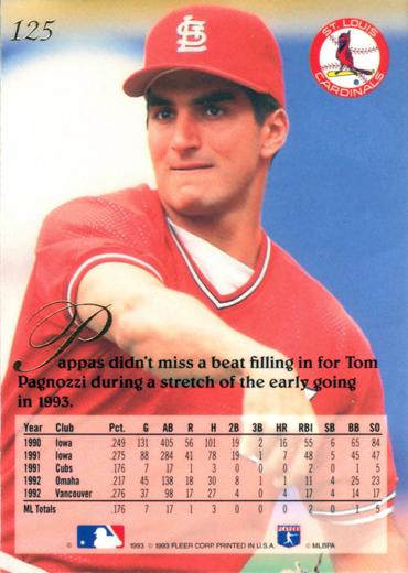 Erik Pappas  baseball card collectible - Main Image 2