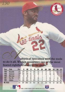 Mark Whiten  baseball card collectible - Main Image 2