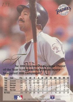 Derek Bell  baseball card collectible - Main Image 2