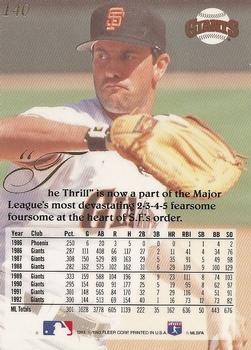 Will Clark  baseball card collectible - Main Image 2