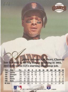 Royce Clayton  baseball card collectible - Main Image 2