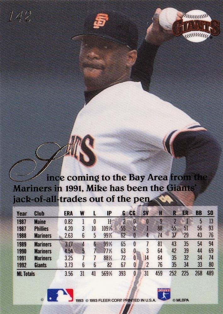 Mike Jackson  baseball card collectible - Main Image 2
