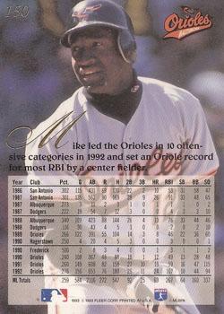 Mike Devereaux  baseball card collectible - Main Image 2