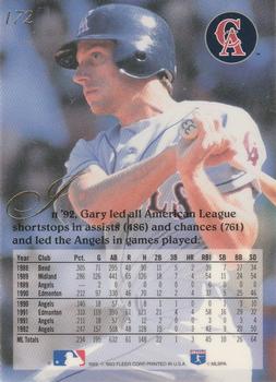 Gary DiSarcina  baseball card collectible - Main Image 2