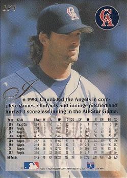 Chuck Finley  baseball card collectible - Main Image 2