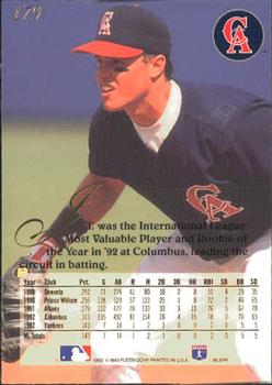 J.T. Snow  baseball card collectible - Main Image 2
