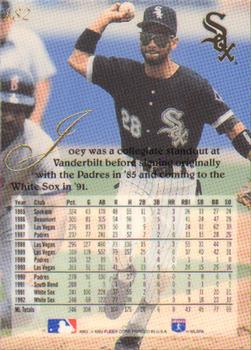 Joey Cora  baseball card collectible - Main Image 2
