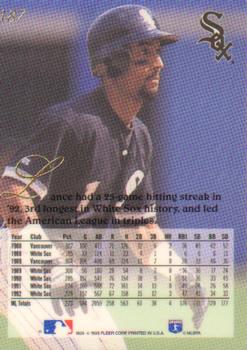 Lance Johnson  baseball card collectible - Main Image 2