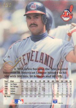 Carlos Baerga  baseball card collectible - Main Image 2