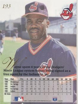 Wayne Kirby  baseball card collectible - Main Image 2