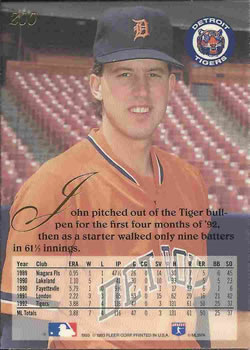 John Doherty  baseball card collectible - Main Image 2