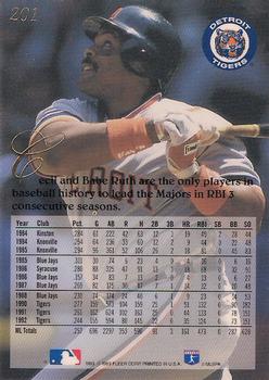 Cecil Fielder  baseball card collectible - Main Image 2