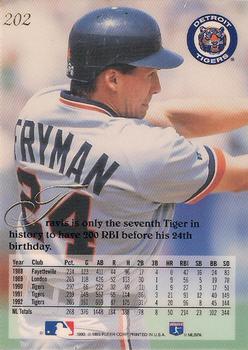 Travis Fryman  baseball card collectible - Main Image 2