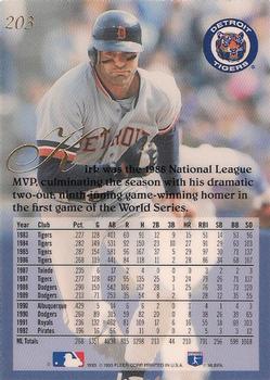 Kirk Gibson  baseball card collectible - Main Image 2