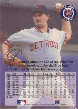 David Wells  baseball card collectible - Main Image 2