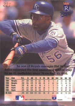 Brian McRae  baseball card collectible - Main Image 2
