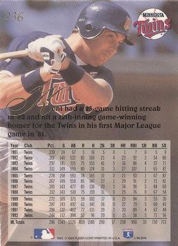 Kent Hrbek  baseball card collectible - Main Image 2