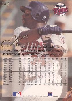 Kirby Puckett  baseball card collectible - Main Image 2