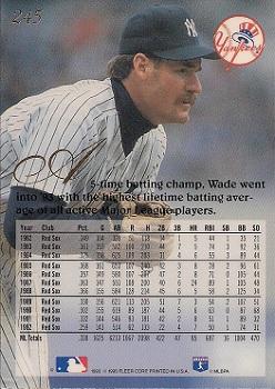 Wade Boggs  baseball card collectible - Main Image 2