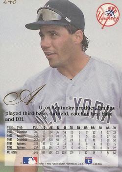 Jim Leyritz  baseball card collectible - Main Image 2