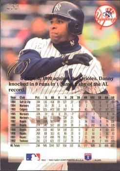 Danny Tartabull  baseball card collectible - Main Image 2