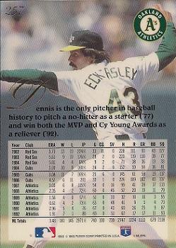 Dennis Eckersley  baseball card collectible - Main Image 2