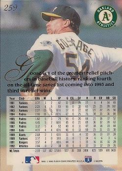 Rich Gossage  baseball card collectible - Main Image 2