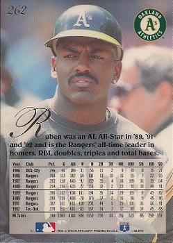 Ruben Sierra  baseball card collectible - Main Image 2