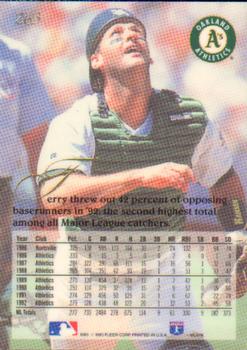 Terry Steinbach  baseball card collectible - Main Image 2