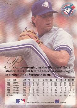 Pat Hentgen  baseball card collectible - Main Image 2